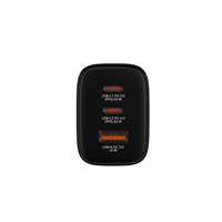 VERBATIM GaN Nabíječka Essentials 65W, 2xUSB-C, 1xUSB-A, černá