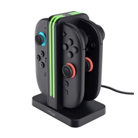 TRUST Nabíjecí stanice GXT 1256, Pro ovladače Nintendo Switch Joy-Con 2 , černá