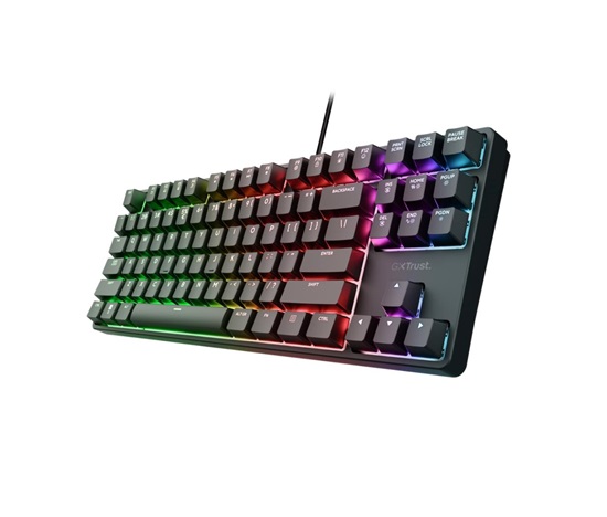 TRUST Herní klávesnice GXT 864, Mechanická, USB, černá