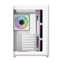 Cooler Master case Elite 600, ATX, Průhledná bočnice, 7x 120mm ARGB Fan, Bílá