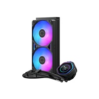 Cooler Master vodní chladič MasterLiquid Atmos II LCD 240, 2x120mm, LGA1851, AM5, černá