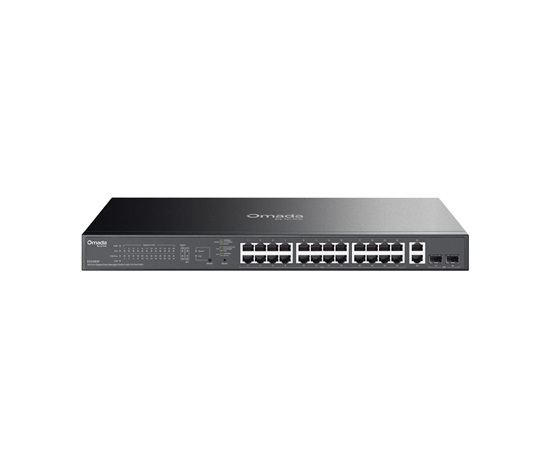 TP-Link OMADA switch ES228GP (26xGbE,2xSFP,24xPoE+,250W)