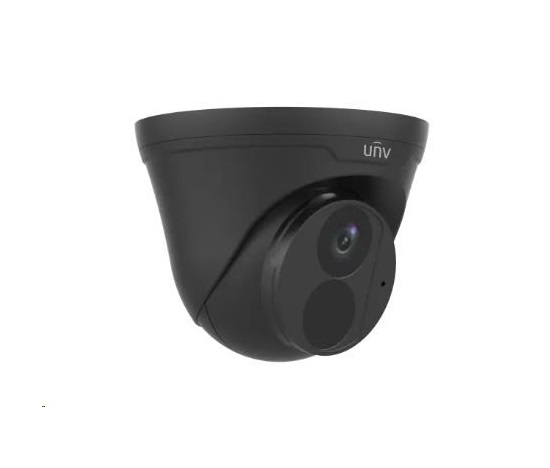 Uniview IPC3618LE-ADF28K-H-BLACK 8Mpix, 30sn/s, H.265,obj. 2,8 mm (98,7°), PoE, IR 30m, ROI, WDR 120dB, 3DNR, IP67