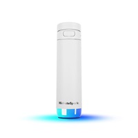 HidrateSpark PRO 2 chytrá lahev s brčkem, 621 ml, bílá