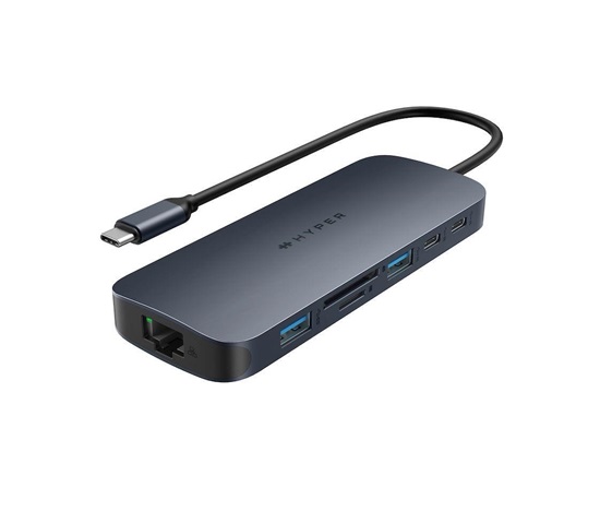 Hyper® EcoSmart™ Gen.2 Dual HDMI USB-C 11-in-1 Hub 140W PD 3.1 Pass-thru