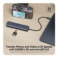 Hyper® EcoSmart™ Gen.2 USB-C 7-in-1 Hub 100W PD Pass-thru