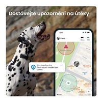 Tractive DOG 6 – GPS lokátor pro psy a monitor zdraví, černý