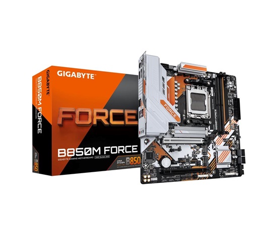 GIGABYTE MB Sc AM5 B850M FORCE, AMD B850, 2xDDR5, 1xDP, 1xHDMI, mATX