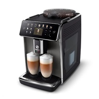 BAZAR Saeco GranAroma SM6582/10 automatický kávovar, 1500 W, vestavěný mlýnek, 15 barů, dotykový displej, 6 profilů