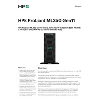 HPE PL ML350g11 4510 (2.4G/12C) 2x32G (P64706) NS204(2x480) MR408i-o 2x1000W 8SFF 4p1Gb Smart Choice