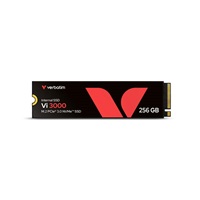 VERBATIM SSD Vi3000 Internal PCIe NVMe M.2 SSD 256GB , W 1300/ R 3300 MB/s