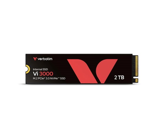 VERBATIM SSD Vi3000 Internal PCIe NVMe M.2 SSD 2TB , W 3000/ R 3300 MB/s