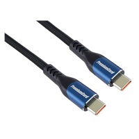 PremiumCord USB-C kabel ( USB 3.2 GEN 2x2, 5A, 100W, 20Gbit/s ) 0,5m, bavlněný oplet