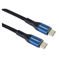PremiumCord USB-C kabel ( USB 3.2 GEN 2x2, 5A, 100W, 20Gbit/s ) 3m, bavlněný oplet