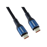 PremiumCord USB-C kabel ( USB 3.2 GEN 2x2, 5A, 100W, 20Gbit/s ) 3m, bavlněný oplet