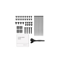 DEEPCOOL Case CC360 WH ARGB, mATX, Průhledná bočnice, 3x 120mm Fan, bílá