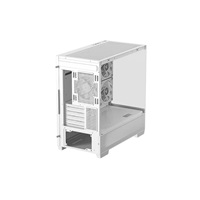 DEEPCOOL Case CG380 3F WH, mATX, ARGB, Průhledná bočnice, 3x 120mm Fan, bílá