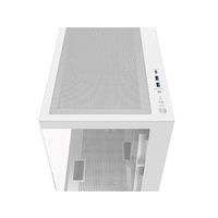 DEEPCOOL Case CG380 3F WH, mATX, ARGB, Průhledná bočnice, 3x 120mm Fan, bílá
