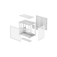 DEEPCOOL Case CG530 WH, ATX, Průhledná bočnice, bílá