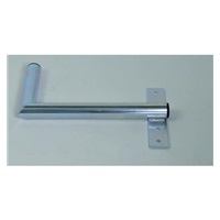 Držák antény na zeď u okna s pásem, pravé uchycení, galvanický zinek, délka 40cm