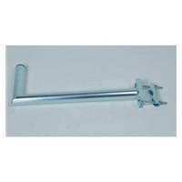 Držák antény na balkón, galvanický zinek, délka 50cm