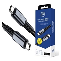 3mk kabel Hyper Cable N-SERIES Thunderbolt 4 1m 48V/5A 40Gb/s 240W 8K60Hz PD3.1 černý