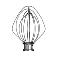 KitchenAid Artisan 5KSM125BAC Kuchyňský robot - 10 rychlostí, planetární systém, celokovová konstrukce, mandlová