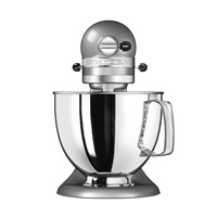 KitchenAid Artisan 5KSM125ECU Kuchyňský robot - 10 rychlostí, planetární systém, celokovová konstrukce, stříbrná