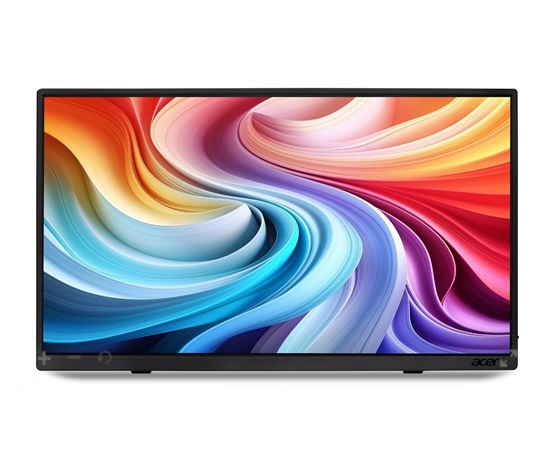 ACER LCD PM161QTbmiuuux,40cm (15.6") FHD,60Hz,220nits,6ms,miniHDMI,USB,Audio,Repro,Vesa,Black