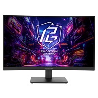 ASROCK LCD - 27" Gaming monitor PG27QRT1B, 2560 x 1440 QHD, 180Hz, 5000:1, 300cd/m2, 1ms, 2xHDMI, 1xDP