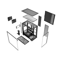 BAZAR - ADATA XPG case INVADER X Mid-Tower, bez zdroje, bez ventilátorů, Černá, poškozený obal