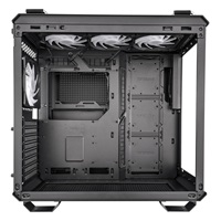 BAZAR - ASUS case TUF GAMING GT502 PLUS, Mid Tower, průhledná bočnice, 4x 120mm ARGB Fan, černá - Poškozený obal (Komple