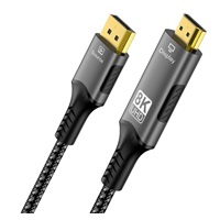 PremiumCord DisplayPort 1.4 na HDMI2.1  kabel pro rozlišení 8K@60Hz,4K@144Hz, 2m