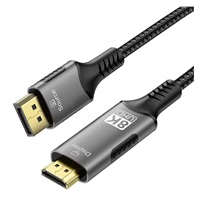 PremiumCord DisplayPort 1.4 na HDMI2.1  kabel pro rozlišení 8K@60Hz,4K@144Hz, 2m
