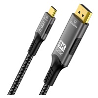 PremiumCord kabel USB-C na DisplayPort DP1.4   8K@60Hz a 4k@120Hz  2m