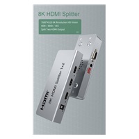 PremiumCord HDMI 2.1 splitter 1-2 porty, 8K@60Hz, 4K@120Hz, 1080p, HDR