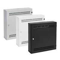 Solarix rozvaděč SOHO LC-18 s lištami 2U, 4U a 11U, 550x550x150mm šedá RAL 7035 LC-18-55-15-G