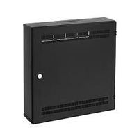 Solarix rozvaděč SOHO LC-18 s lištami 2U, 4U a 11U, 550x550x150mm černá RAL9005 LC-18-55-15-B