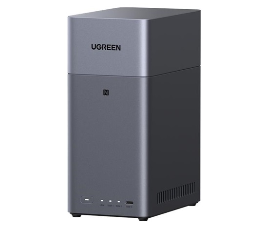 UGREEN NASync DH2300 (2x4C/RockchipA76+A55/2,2GHz/4GBRAM/2xSATA/1xGbE/2xUSB3.2/1xUSB-C/HDMI)