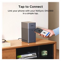 UGREEN NASync DH2300 (2x4C/RockchipA76+A55/2,2GHz/4GBRAM/2xSATA/1xGbE/2xUSB3.2/1xUSB-C/HDMI)