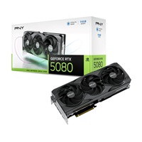 PNY VGA Nvidia GeForce RTX 5080 16GB Triple Fan, RTX 5080, 16GB GDDR7, 3xDP, 1xHDMI