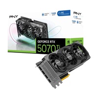 PNY VGA Nvidia GeForce RTX 5070 Ti 16GB OC Triple Fan, RTX 5070 Ti OC, 16GB GDDR7, 3x DP, 1x HDMI