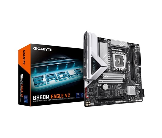 GIGABYTE MB Sc LGA1851 B860M EAGLE V2, Intel B860, 2xDDR5, 1xDP, 1xHDMI, mATX