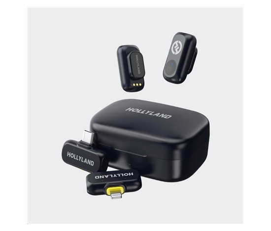 Hollyland LARK A1 Combo with USB-C RX + Lightning RX + Charging Case