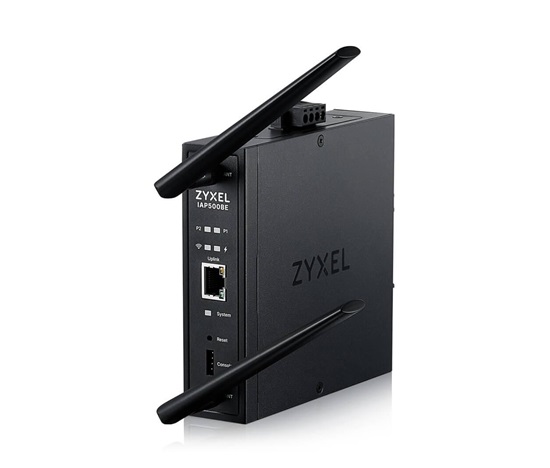 ZYXEL Zyxel IAP500BE, BE5000, Dual Radio 2x2 MU-MIMO, PoE+ (802.3at), Industrial AP, DIN Rail mounted Standalone/Nebula