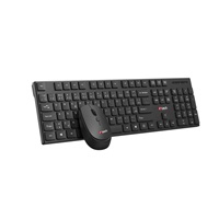 BAZAR - C-TECH klávesnice s myší WLKMC-03, Bezdrátový set 2.4GHz, CZ, Černá, rozbaleno