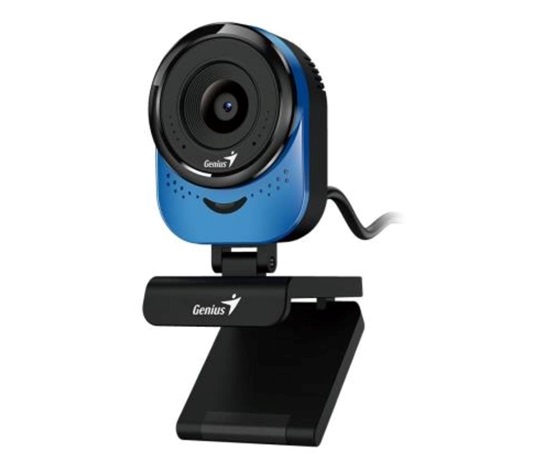 GENIUS webkamera FaceCam 1000X Q, 720p HD, USB, mikrofon, modrá