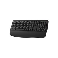 GENIUS Klávesnice KB-7123, membránová, bezdrátová, CZ+SK layout, Copilot klávesa, Ergo předložka, černá