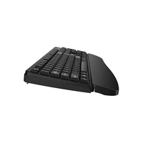 GENIUS Klávesnice KB-7123, membránová, bezdrátová, CZ+SK layout, Copilot klávesa, Ergo předložka, černá