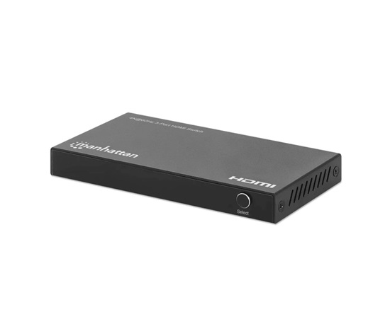 Manhattan HDMI přepínač, 3-Port HDMI Switch, 4K@60Hz, černá